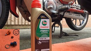 Honda Super Cub C125 Oil Change 16000 Miles [upl. by Menard]