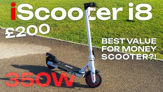 iScooter i8 EScooter Review 350W 25kmh Top Speed and Super Cheap Is It Too Good to Be True [upl. by Fisa83]