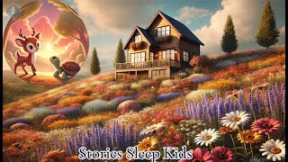 Sleep Story for Kids and Sleep Sound  The Story of Little Deer and Turtle Bea  Three Wishes [upl. by Niamor]