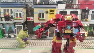 Lego Avengers The Hulk Buster Smash Speed build animation 76031 [upl. by Lajib]