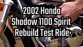 Bike Rebuild Test 2002 Honda Shadow 1100 Cruiser ASMR [upl. by Yrac]