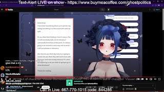 Ghostpolitics discussing Dizzy Dokuro opinion about the future of the Vtuber industry [upl. by Timmi271]