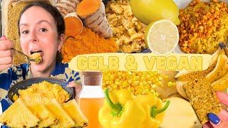 EINEN TAG NUR GELB ESSEN » Veganes Food Diary │ Food Friday 180 [upl. by Neema]