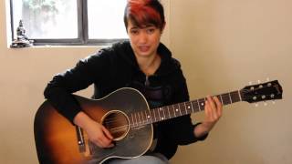 How to play One Particular Harbor by Jimmy Buffett on guitar  Jen Trani [upl. by Strauss637]