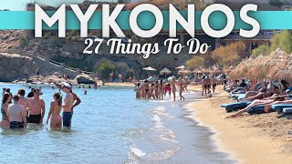 Best Things To Do In Mykonos Greece 2024 4K [upl. by Elatia]