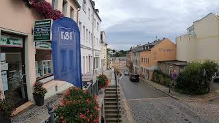 D Reichenbach im Vogtland Sachsen Eindrücke aus der Stadtmitte August 2021 [upl. by Silyhp391]