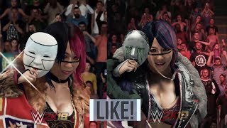 WWE 2K19 vs WWE 2K18 –All Women Entrances Comparison WWE2K19 [upl. by Anyehs]