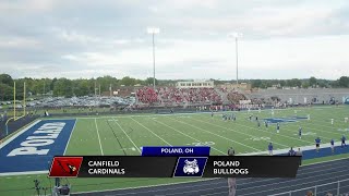 Canfield Cardinals vs Poland Bulldogs High School Football Game of the Week 2023 [upl. by Nivad]