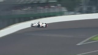 Alternate Angle  Sebastien Bourdais Huge Crash 2017 Indy500 Qualifying [upl. by Nivlem]