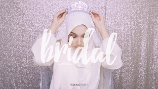 Wedding Hijab Tutorial Side Sweep with Tiara [upl. by Ayikal]