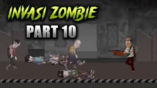 Invasi Zombie  Episode 10  Animasi Horor Kartun Lucu  WargaNet Life [upl. by Ydnak]