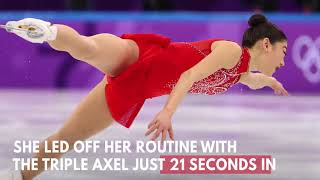 Who is Mirai Nagasu First American woman skater lands risky triple axel in the Olympics [upl. by Malvin]