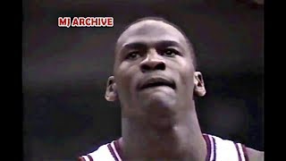 11201987 Young Super Athletic Michael Jordan vs Atlanta Hawks 337744 amp Clutch Plays [upl. by Resaec306]