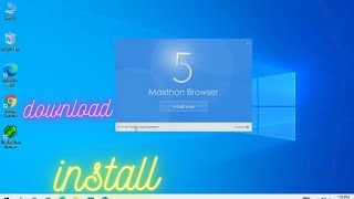 Maxthon Nitro web browser fast free downloadinstall [upl. by Coffeng]