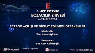 ECZANE AÇILIŞI VE DİKKAT EDİLMESİ GEREKENLER [upl. by Aynod]