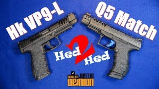 Hk VP9L vs Walther Q5 Match [upl. by Laws304]