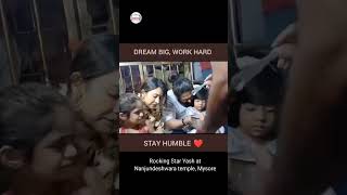 This is called real role model Rocking Star Yash Dream Big Work Hard Stay Humble Shorts Yash [upl. by Kenti]