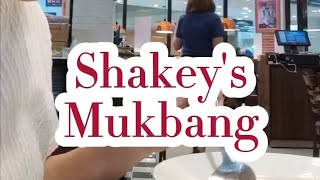 Shakeys Mukbang [upl. by Haldi]