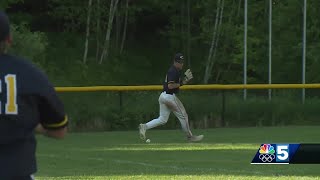 Mt Mansfield baseball rallies late to fend off Essex in the opening round of playoff baseball [upl. by Calesta]