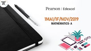 1MA11F NOVEMBER 2019  Edexcel Level 1  Level 2 GCSE Mathematics  2019  NOVEMBER 1MA11FN19 [upl. by Draned]