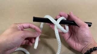 How To Tie A Clove Hitch StepByStep [upl. by Starbuck573]