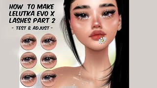 Eyelash Tutorial 2  Second Life [upl. by Romelda354]