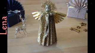 𝗞𝗿𝗲𝗮𝘁𝗶v𝗲 𝗧𝗶𝗽𝗽𝘀 v𝗼𝗻 𝗟𝗲𝗻𝗮 🎁 Flaschen als Geschenke einpacken  DIY Christmas Angel Bottle Wrapping [upl. by Suoicerp972]