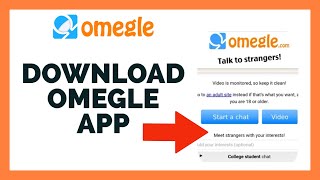 How to DownloadInstall Omegle App on Android Phone [upl. by Eninaej]