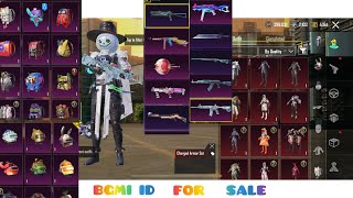 BGMI ID SALE  M416 GLACIER  EXPENSIVE BGMI INVENTORY SALE [upl. by Retsek]