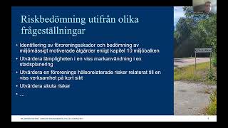 Riskbedömning och riktvärden [upl. by Enovad]