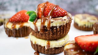 The BEST Mini Brownie Cheesecake Recipe  Very easy and delicious Mini Cheesecake Brownie [upl. by Letnohs242]