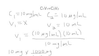 How to Use the Dilution Equation [upl. by Kalvn]