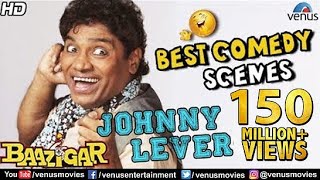 Johnny Lever  Best Comedy Scenes  Hindi Movies  Bollywood Comedy Movies  Baazigar Comedy Scenes [upl. by Karas]