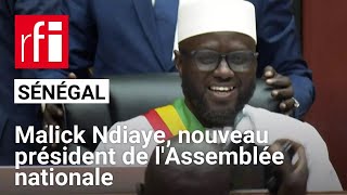 Sénégal  Malick Ndiaye élu à la présidence de lAssemblée nationale • RFI [upl. by Nyliuqcaj]