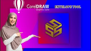 DASAR CORELDRAW ENVELOPE TOLL PRAT 3 fypシ゚viral logo education design tutorial [upl. by Budde]