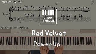 레드벨벳Red VelvetPower Up Piano cover Sheet [upl. by Slaohcin964]