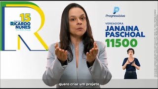 Janaína Paschoal PP  Filas na saúde  Vereador São PauloSP 2024  Inserção Eleições 2024 [upl. by Odracir]