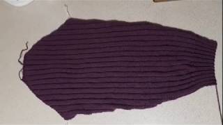 How To Shape a SetIn Sleeve Sheilas Knitting Tips [upl. by Nohs364]