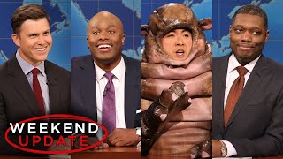 Weekend Update ft Bowen Yang and Devon Walker  SNL [upl. by Nyletak]