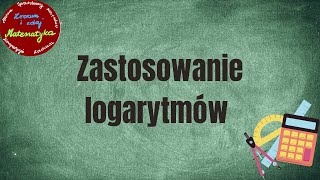 Zastosowanie logarytmów [upl. by Aivad]