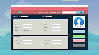 Student Registration System with Database Using Python  GUI Tkinter Project  Part 1 [upl. by Brechtel]