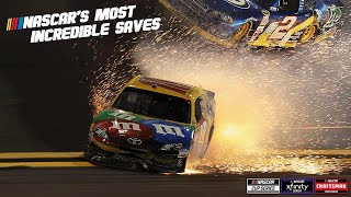 NASCARs Most Incredible Saves [upl. by Auhoj236]