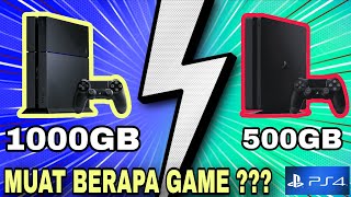 MUAT BERAPA GAME KAH PS4 500GB amp 1TB1000GB [upl. by Siram]