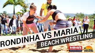 Maria vs Rondinha  Beach Wrestling [upl. by Lienhard120]