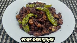 PORK DINUGUANAuthentic Filipino Food [upl. by Lowney]