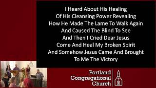 Portland Congregational Church Live Stream [upl. by Cristin]