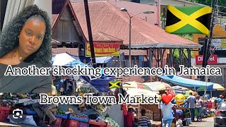 I Went to Browns Town Market In Jamaica What An Experience [upl. by Linnea]