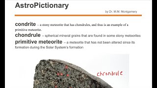 chondrite chondrules and primitive meteorites [upl. by Lumpkin]