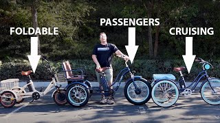 Reviewing 3 of the Most Popular Electric Tricycles Why Youll Want Buy One of These 3 Wheel Ebikes [upl. by Ruberta]