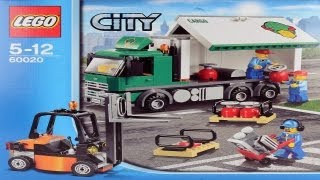 LEGO City Instructions For 60020  Cargo Truck [upl. by Fee14]